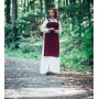 Wikinger Überkleid aus Wolle "Aila" Rot L/XL