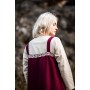 Überkleid "Halla"- handgestickte Bordüre Rot S/M