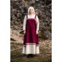 Überkleid "Halla"- handgestickte Bordüre Rot L/XL