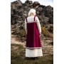 Überkleid "Halla"- handgestickte Bordüre Rot L/XL