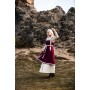 Überkleid "Halla"- handgestickte Bordüre Rot XXL/XXXL