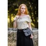 Mittelalter Kurzarmbluse "Otilia" - Hanffarben XS