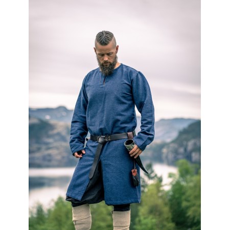 Wikinger Longtunika "Lennart"- Dunkelblau M