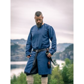 Wikinger Longtunika "Lennart"- Dunkelblau L