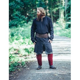 Wikinger Longtunika "Lennart"- Schwarz S