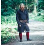 Wikinger Longtunika "Lennart"- Schwarz XXXL