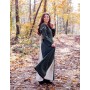 Mittelalterkleid "Larina" Olivgrün/Natur XS