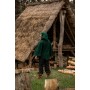 Wikinger-Gugel "Egill" mit Stickerei Grün