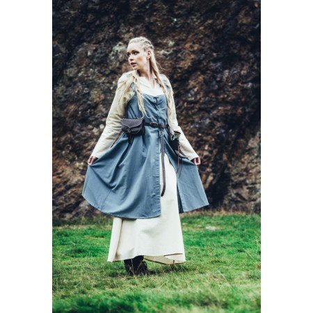 Wikinger Überkleid "Inka" Taubenblau L/XL