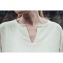 Wikinger Unterkleid Baumwolle "Valdis" Natur M