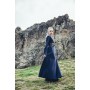 Wikinger Unterkleid Baumwolle "Valdis" Midnight Blue S