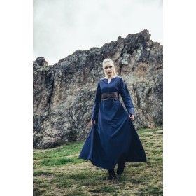 Wikinger Unterkleid Baumwolle "Valdis" Midnight Blue XXL