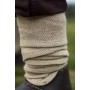 Wikinger Wadenwickel "Jannik" 100% Hanf Natur Sand Fischgrät