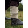 Wikinger Wadenwickel "Jannik" 100% Hanf Natur Sand Fischgrät