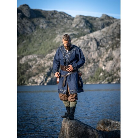 Wikinger Tunika "Erik" Dunkelblau S