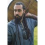 Wikinger Tunika kurzarm "Rollo" Blaugrau S