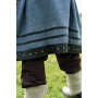 Wikinger Tunika kurzarm "Rollo" Blaugrau M