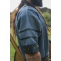 Wikinger Tunika kurzarm "Rollo" Blaugrau L