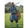 Wikinger Tunika kurzarm "Rollo" Blaugrau XXXL