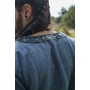 Wikinger Tunika kurzarm "Rollo" Blaugrau XXXL