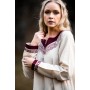 Wikinger Kleid "Lagertha" Natur/Rot XS
