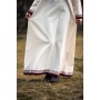 Wikinger Kleid "Lagertha" Natur/Rot S