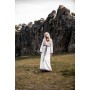 Wikinger Kleid "Lagertha" Natur/Rot M
