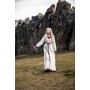 Wikinger Kleid "Lagertha" Natur/Rot L