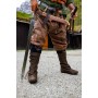 Wikinger Rushose Leinen "Wodan" Braun S