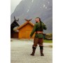 Wikinger Rushose Leinen "Wodan" Braun XL
