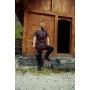 Wikinger Rushose Leinen "Wodan" Schwarz M