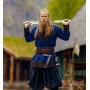 Wikinger Tunika Wolle "Roland" Dunkelblau S