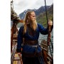 Wikinger Tunika Wolle "Roland" Dunkelblau XL