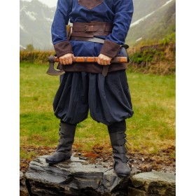 Wikinger Rushose Baumwolle "Norman" Schwarz XL