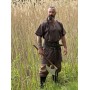 Wikinger Tunika kurzarm "Theobald" Dunkelbraun XXXL