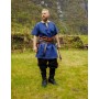Wikinger Tunika kurzarm "Theobald" Blau XL