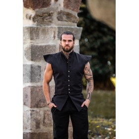 Klassischer Wams "Charles" Schwarz XXXXXL