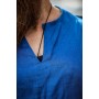 Wikinger Leinentunika "Halvar" Blau XXXL