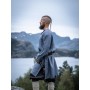 Wikinger Leinentunika "Halvar" Blaugrau S