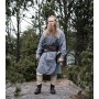 Wikinger Leinentunika "Halvar" Blaugrau M