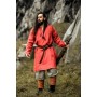 Wikinger Leinentunika "Halvar" Rot XXL