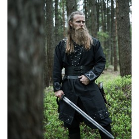 Wikinger Tunika "Erik" Schwarz S