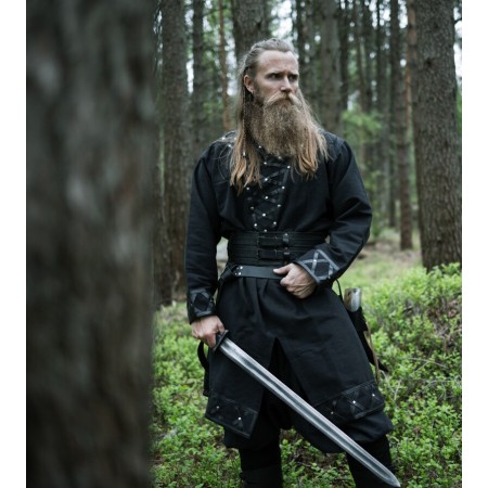 Wikinger Tunika "Erik" Schwarz S