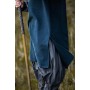 Wikinger Tunika "Snorri" mit Urnes-Stil Handstickerei Schwarz-Rot XL