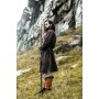 Wikinger Tunika "Freki" mit Handstickerei Braun L
