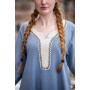 Wikingerkleid "Freya" Taubenblau L