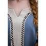 Wikingerkleid "Freya" Taubenblau XXL