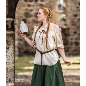 Mittelalter Bluse "Amelia" Natur XL