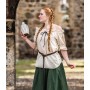 Mittelalter Bluse "Amelia" Natur XL