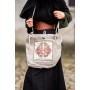 Sac à bandoulière « Tora » de couleur naturelle avec broderie viking